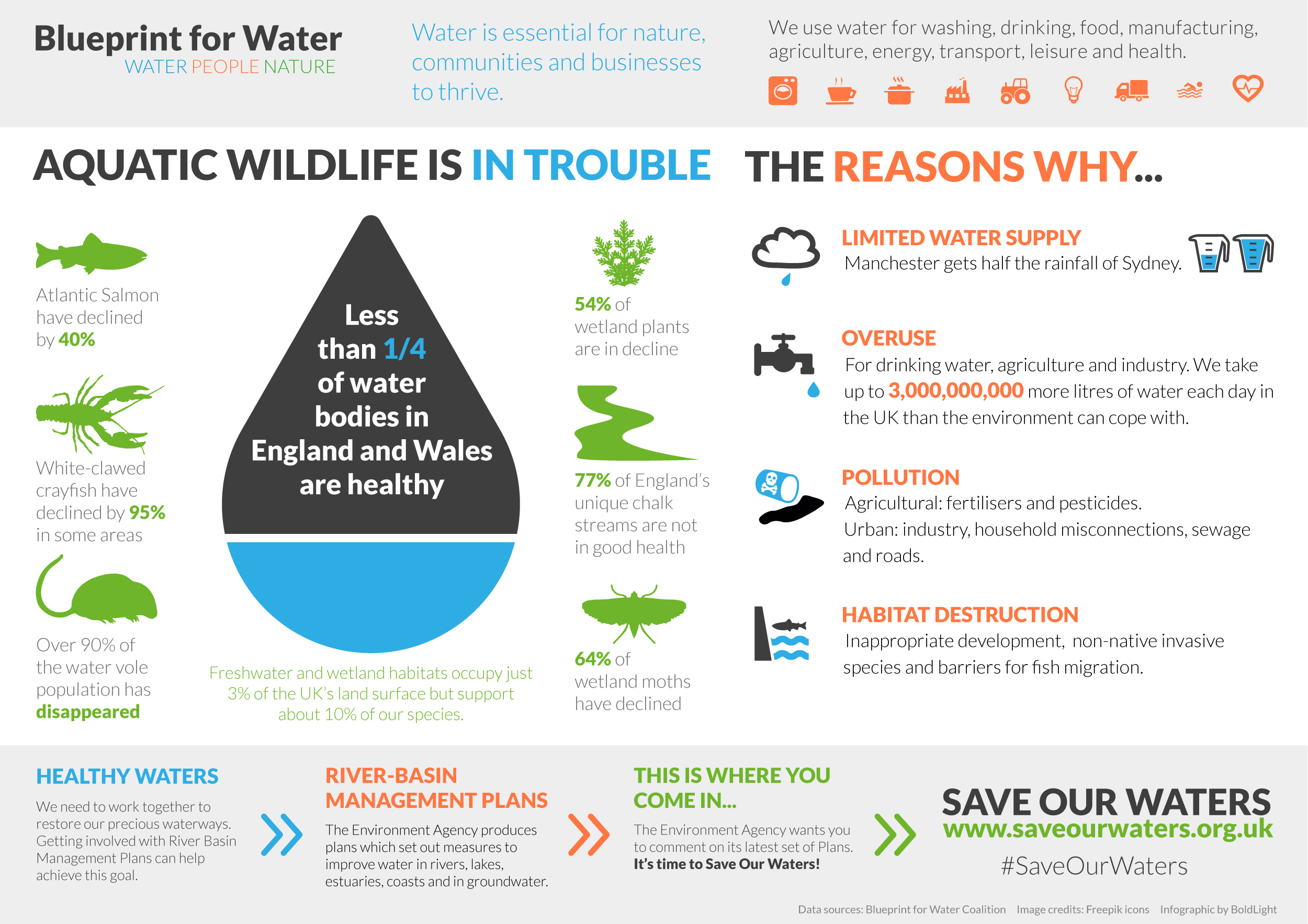 Save Our Waters Take Action Now Freshwater Habitats TrustFreshwater 